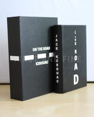 Kerouac, Jack (1957) 'On the Road', US first edition beautifully rebound in full black leather, with original signed cheque