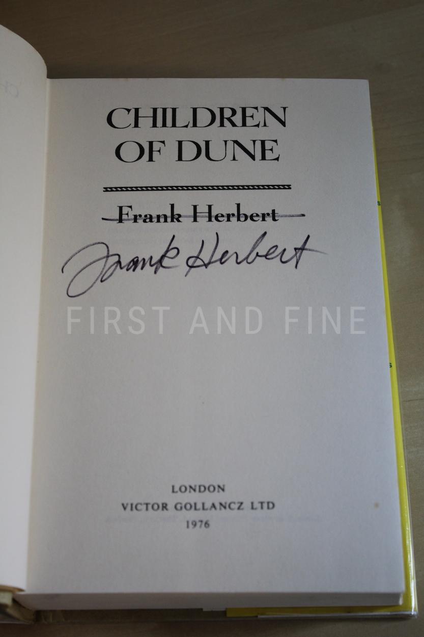 Herbert, Frank (1976) 'Children of Dune', UK signed first edition - Image 2