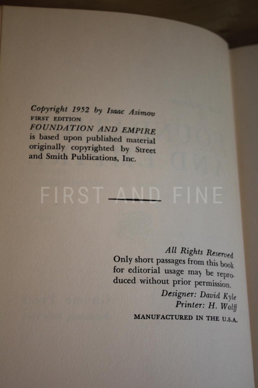Asimov, Isaac (1951-53) 'Foundation' trilogy, US signed first editions with original signed letter - Image 17