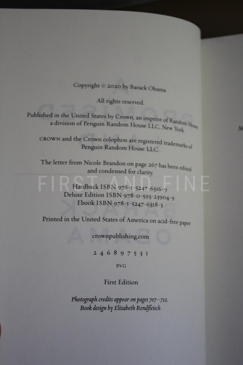 Obama, Barack (2020) 'A Promised Land', US signed special edition - Image 3