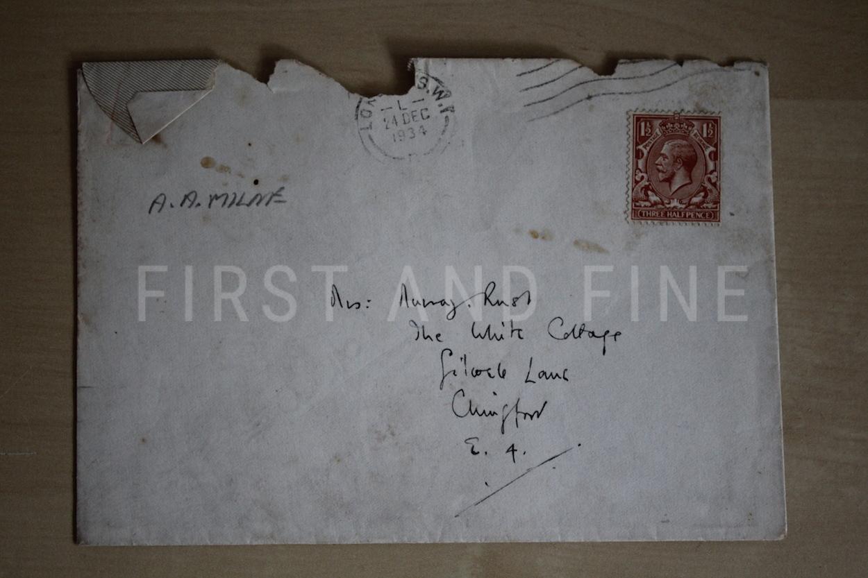 Milne, A.A. (1924-28) the complete 'Winnie-the-Pooh' books, UK first editions with fascinating original handwritten and signed letter - Image 3