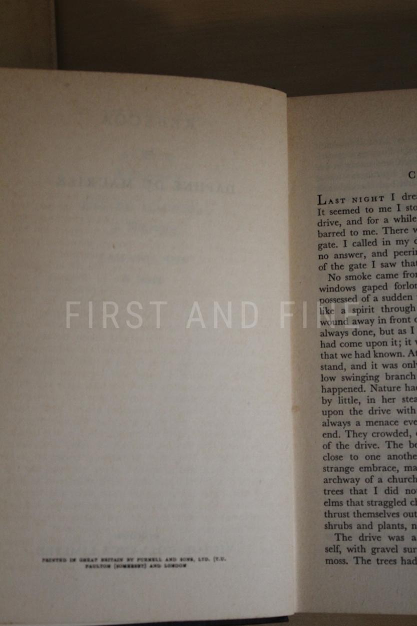 Du Maurier, Daphne (1938) 'Rebecca', UK first edition with signed letter - Image 2