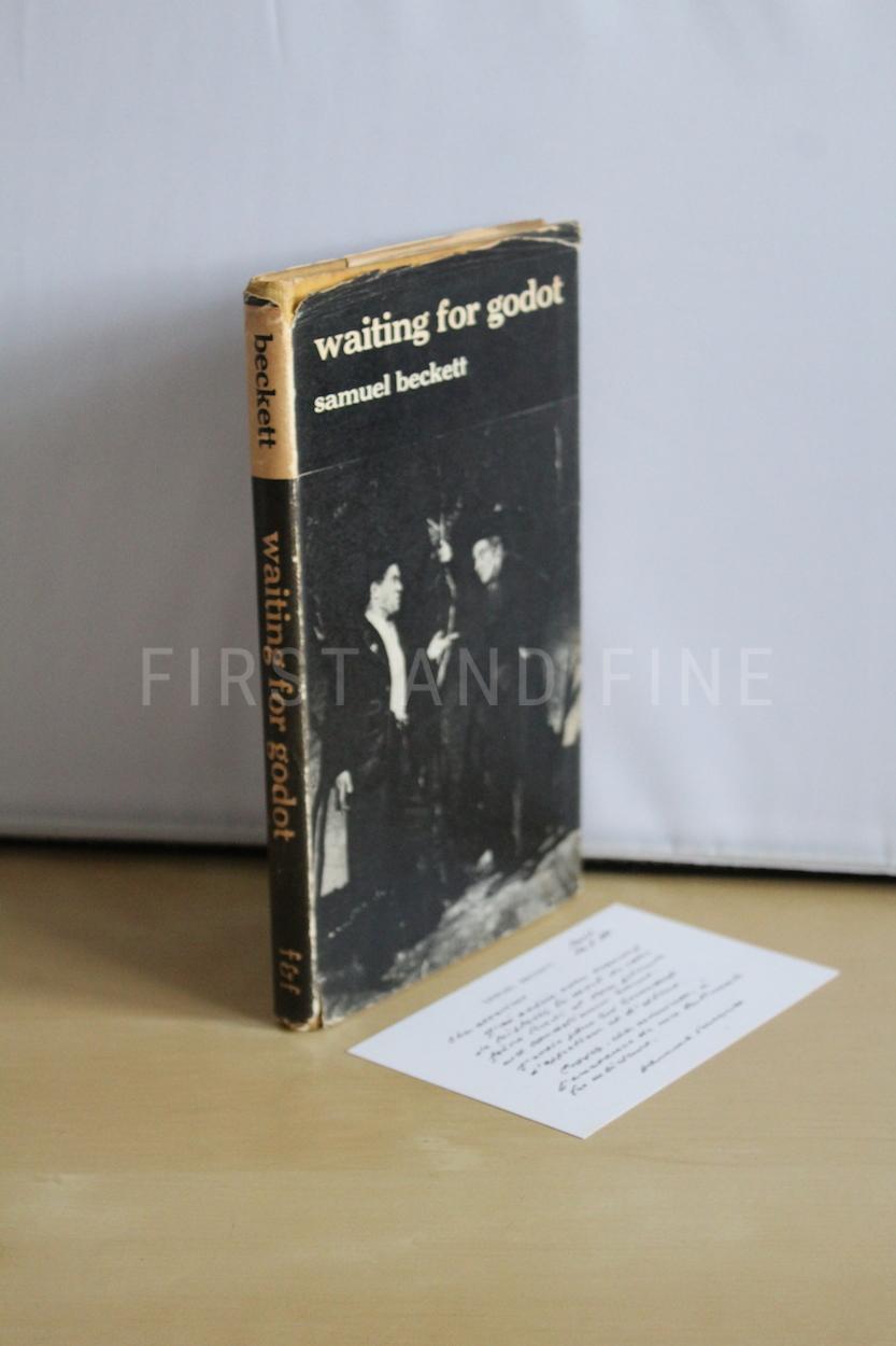 Beckett, Samuel (1956) 'Waiting for Godot', UK first edition with original handwritten and signed letter