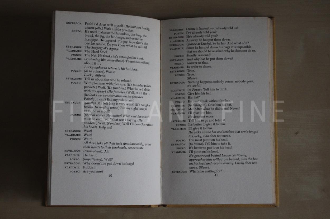 Beckett, Samuel (1956) 'Waiting for Godot', UK first edition with original handwritten and signed letter - Image 10