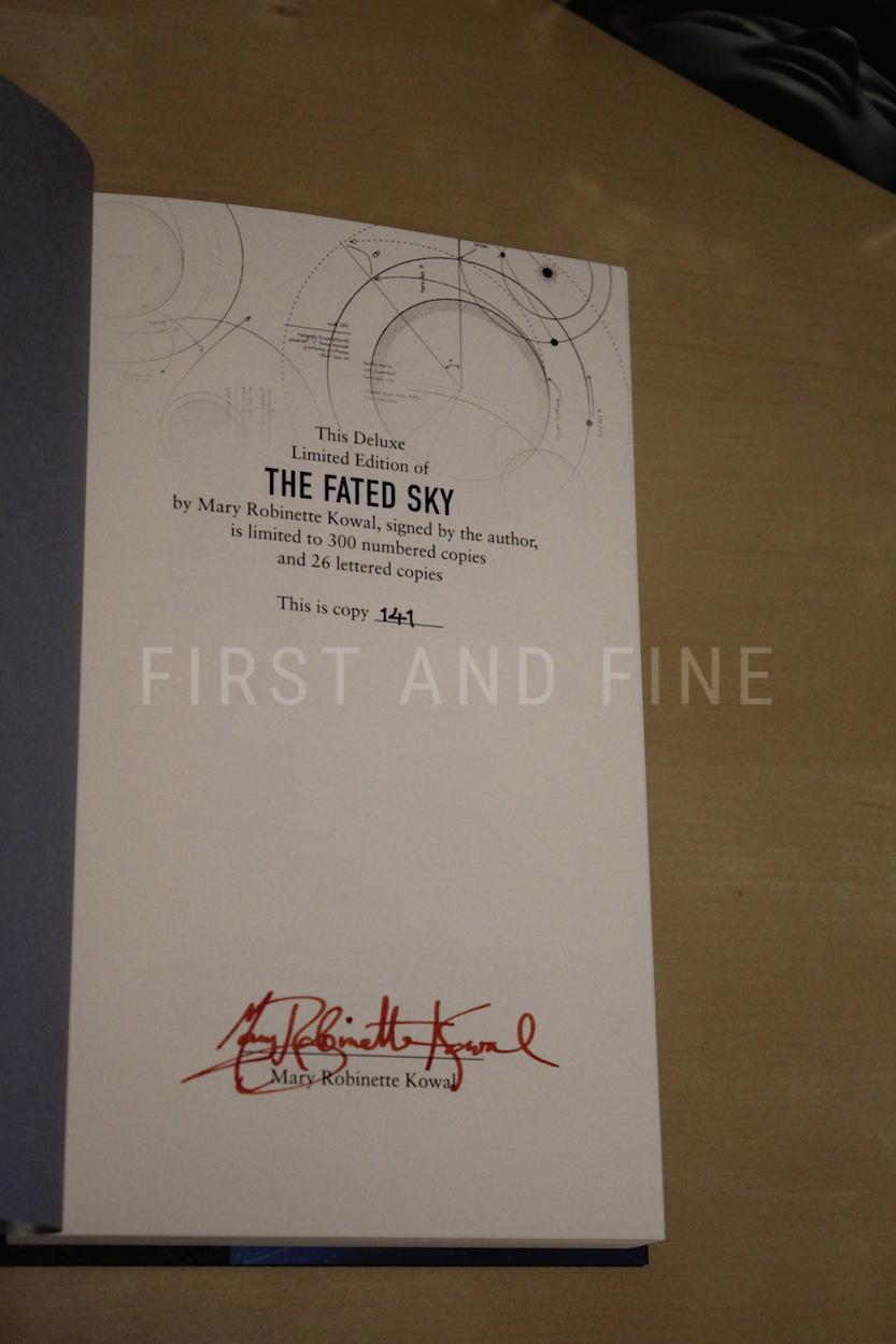 Kowal, Mary Robinette (2021) 'The Calculating Stars', 'The fated Sky', 'The Relentless Moon', UK deluxe signed limited edition of Lady Astronaut Universe series - Image 3