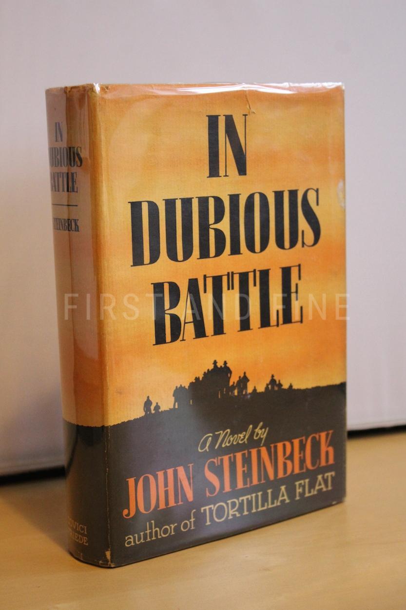 Steinbeck, John (1936) 'In Dubious Battle', US signed and inscribed first edition, family association copy
