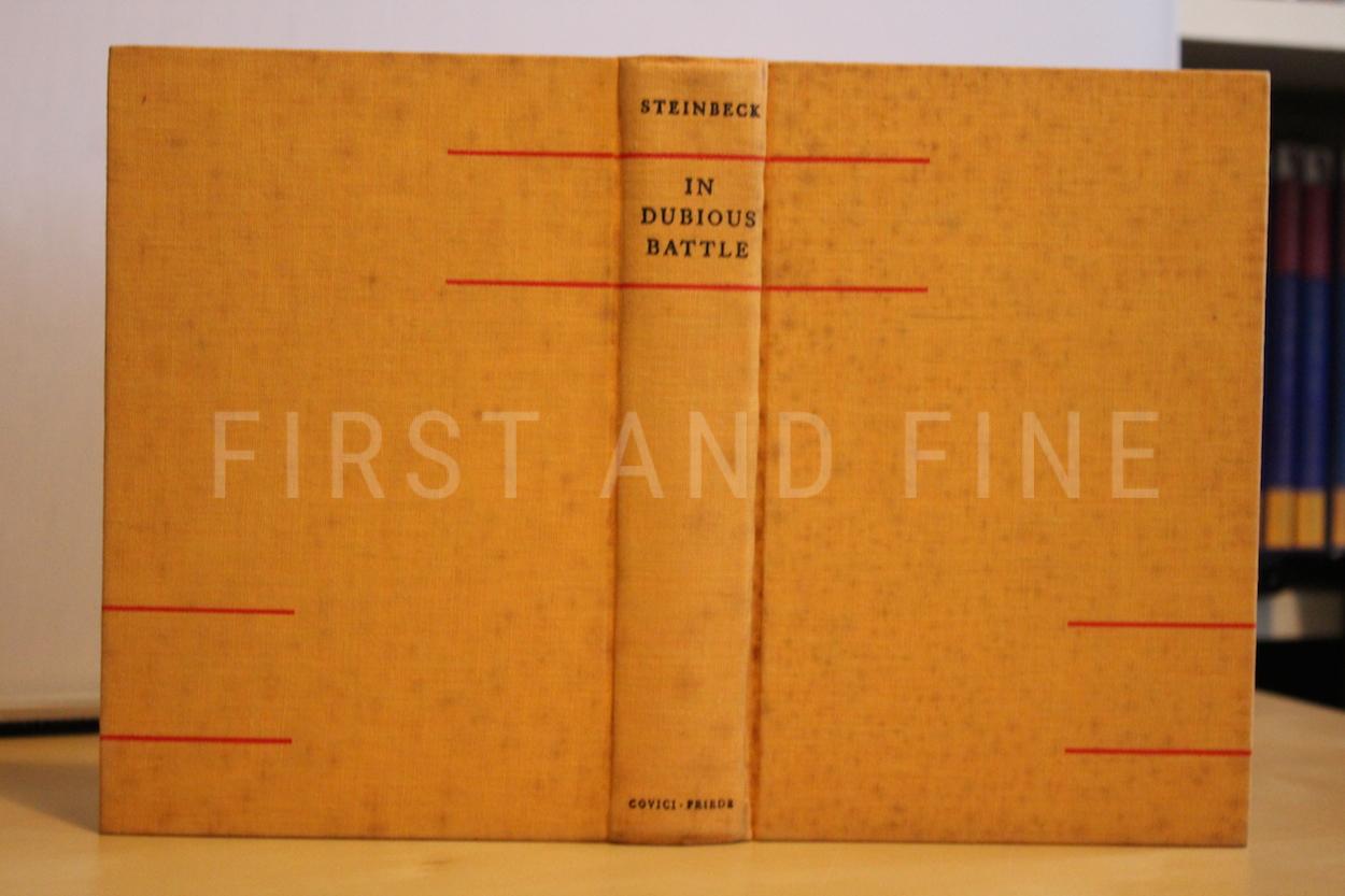 Steinbeck, John (1936) 'In Dubious Battle', US signed and inscribed first edition, family association copy - Image 6