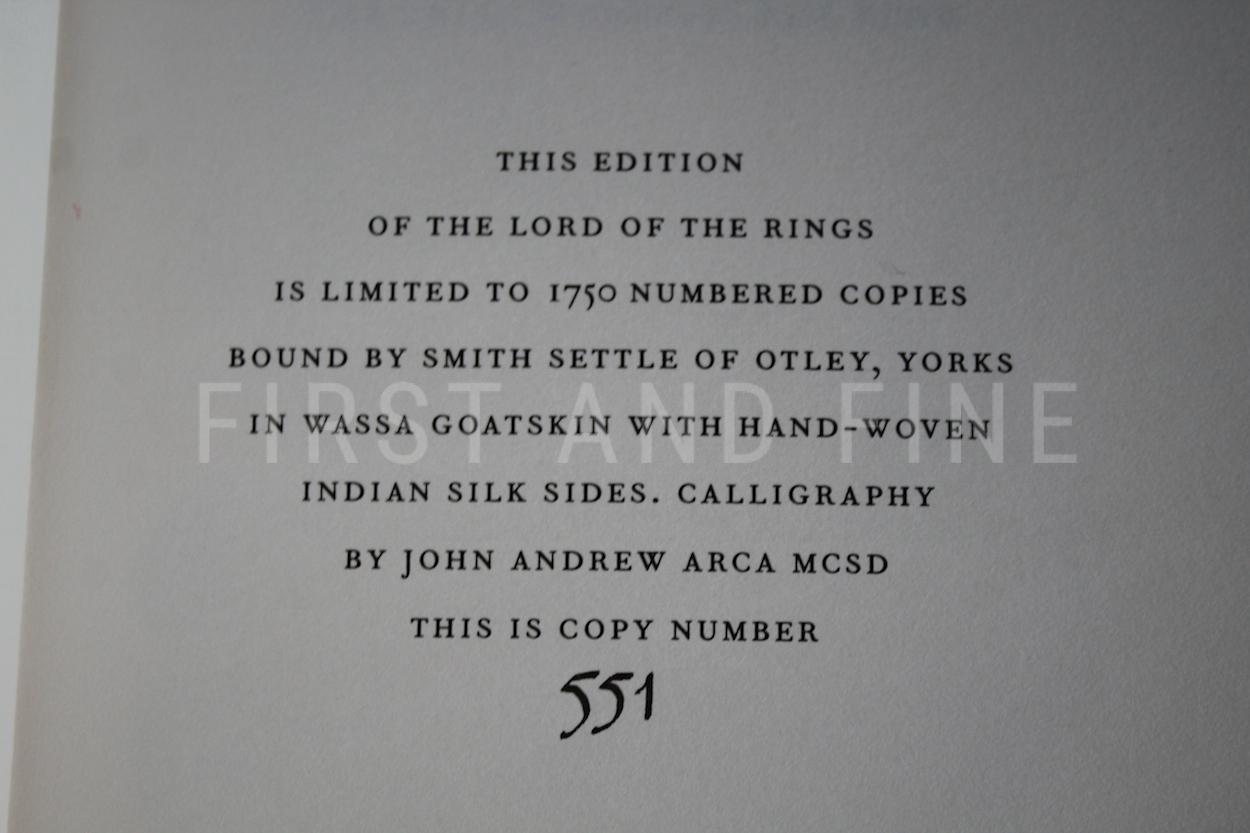 Tolkien, J.R.R. (2002-03) 'The Lord of the Rings', 'The Hobbit', and 'The Silmarillion', UK limited edition published by the Folio Society - complete same number set - Image 3