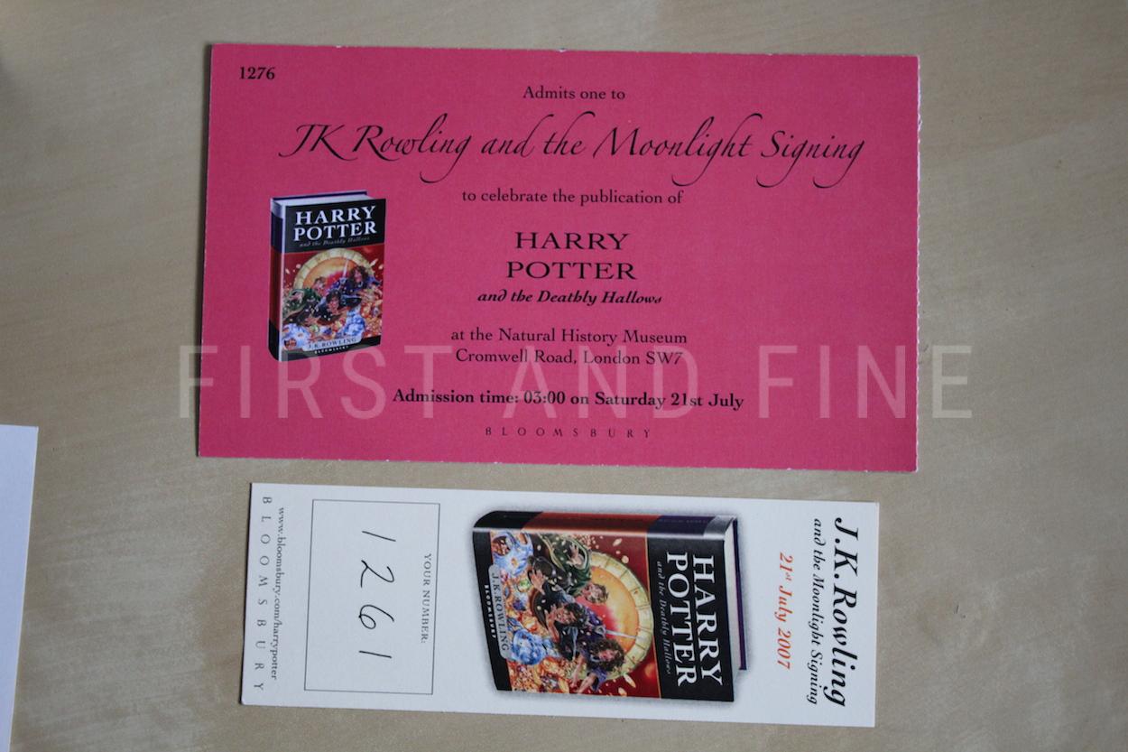 Rowling, J.K. (2007) 'Harry Potter and the Deathly Hallows', UK signed and uniquely inscribed first edition - Image 12