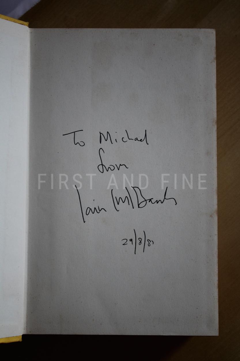 Banks, Iain (1987) 'Consider Phlebas', UK signed and inscribed first edition - Image 2