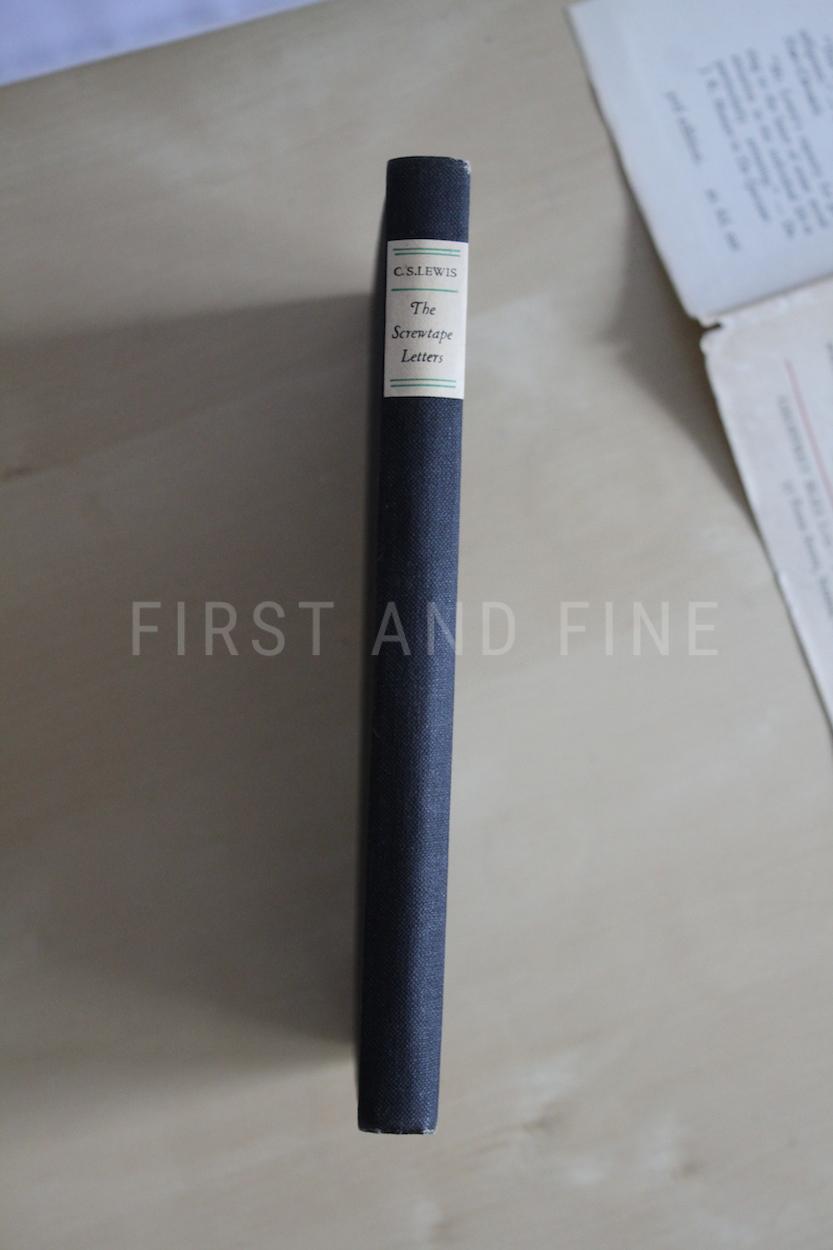 Lewis, C.S. (1943) 'The Screwtape Letters', UK first edition reprint in nice condition - Image 4