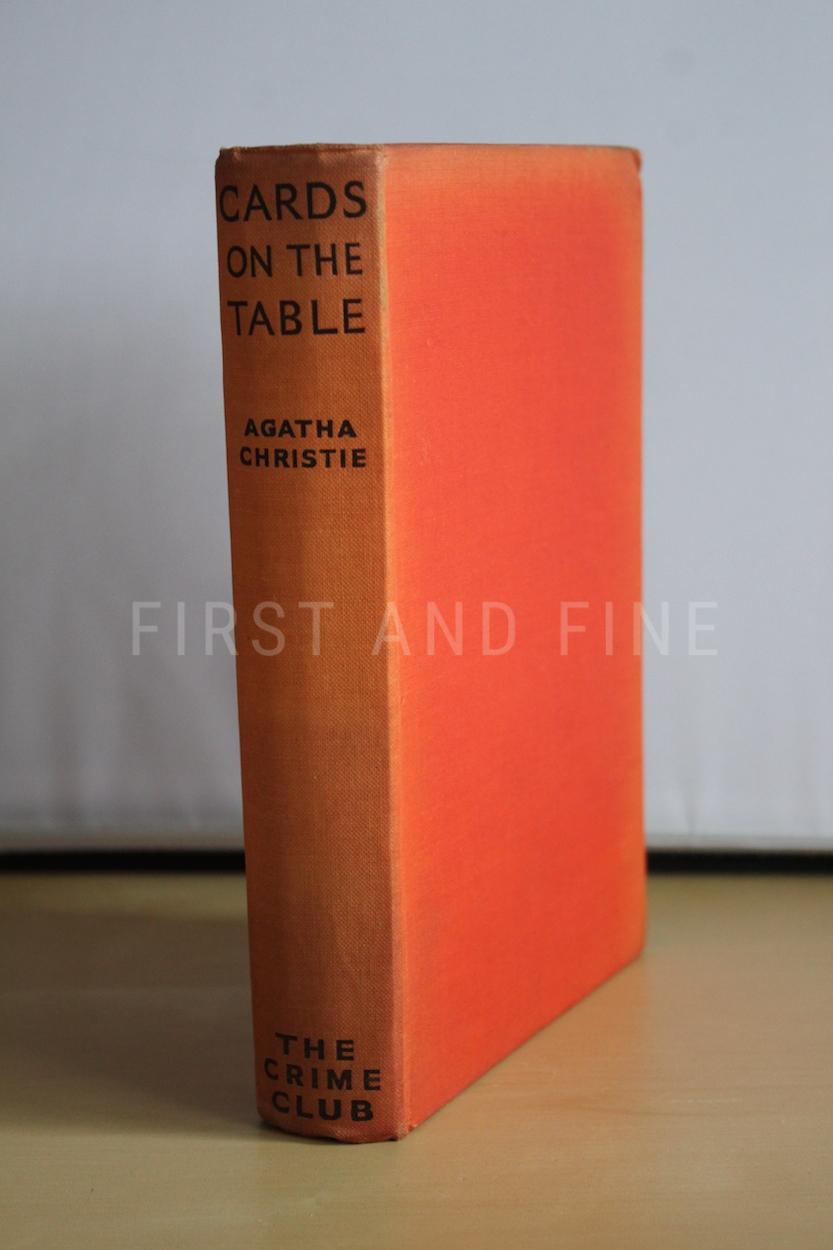 Christie, Agatha (1936) 'Cards on the Table', UK signed and inscribed first edition - The Greenway House copy