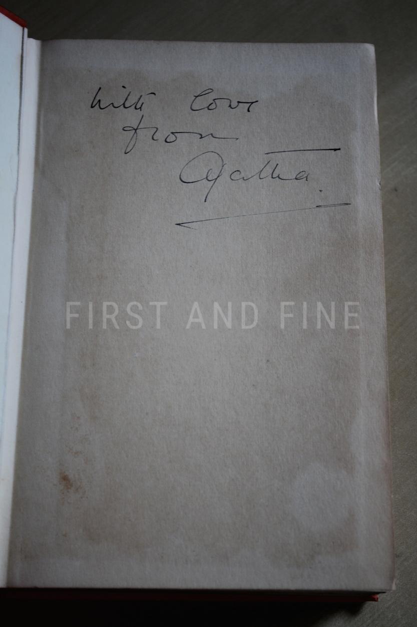 Christie, Agatha (1936) 'Cards on the Table', UK signed and inscribed first edition - The Greenway House copy - Image 2