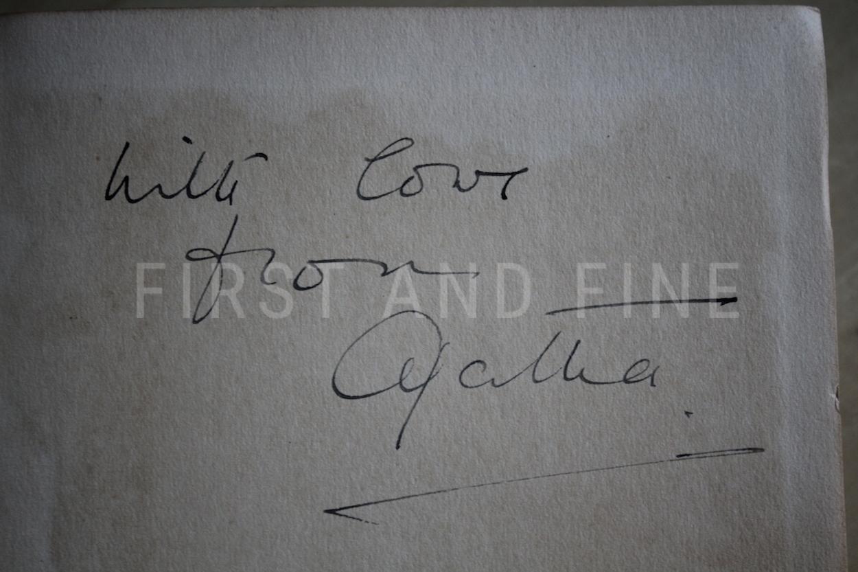 Christie, Agatha (1936) 'Cards on the Table', UK signed and inscribed first edition - The Greenway House copy - Image 3