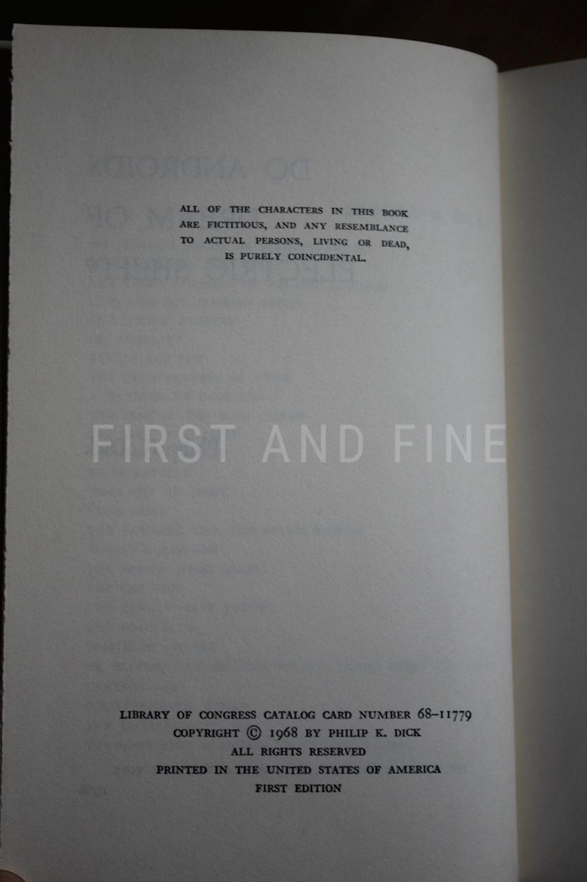 Dick, Phlip K. (1968) 'Do Androids Dream of Electric Sheep', US first edition with an original signed letter and Dick's original signed book review - Image 7