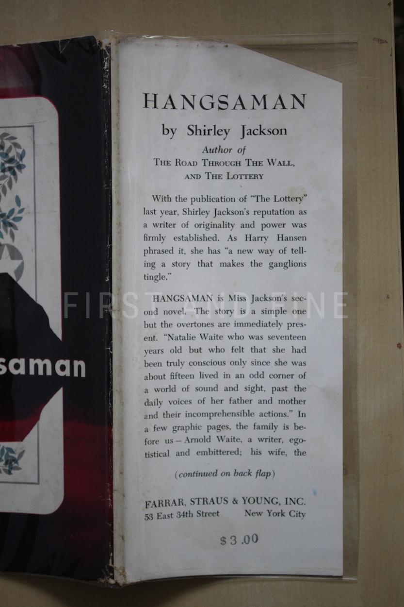 Jackson, Shirley (1951) 'Hangsaman', US signed and inscribed first edition - association copy - Image 12