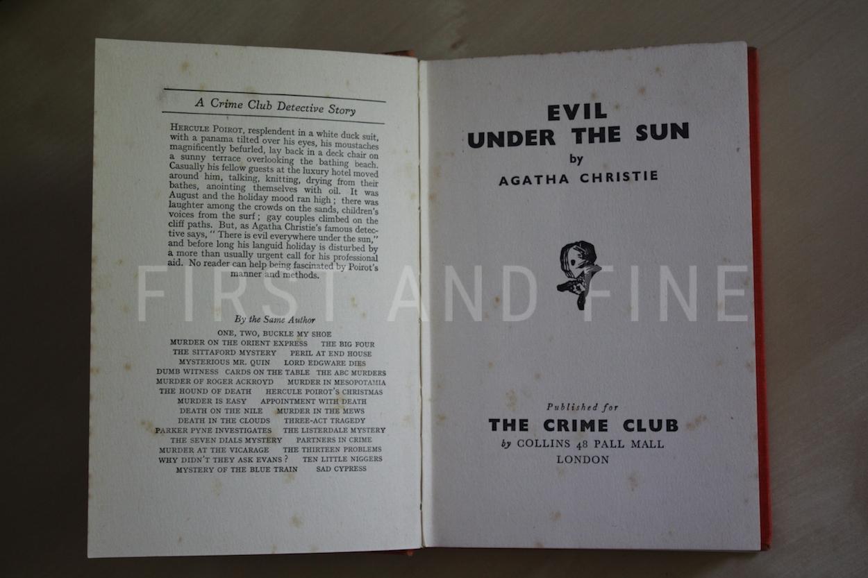 Christie, Agatha (1941) 'Evil Under the Sun', UK first edition with the original dust jacket and a lengthy original Christie letter - Image 17