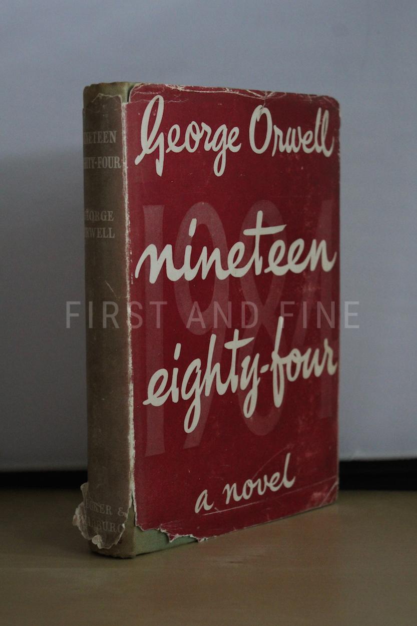 Orwell, George (1949) 'Nineteen Eighty-Four', UK first edition with the original unrestored red variant dust jacket