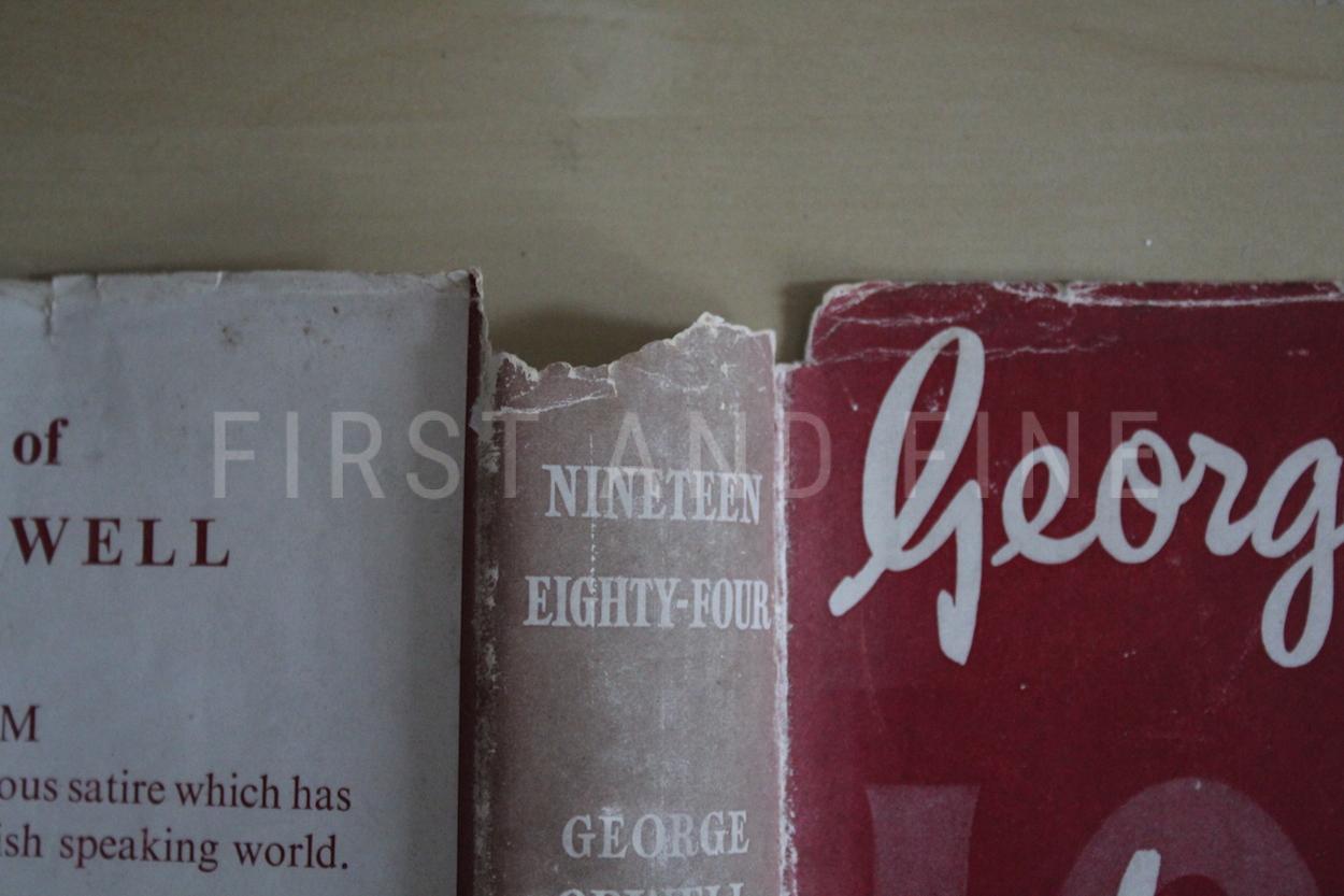 Orwell, George (1949) 'Nineteen Eighty-Four', UK first edition with the original unrestored red variant dust jacket - Image 11