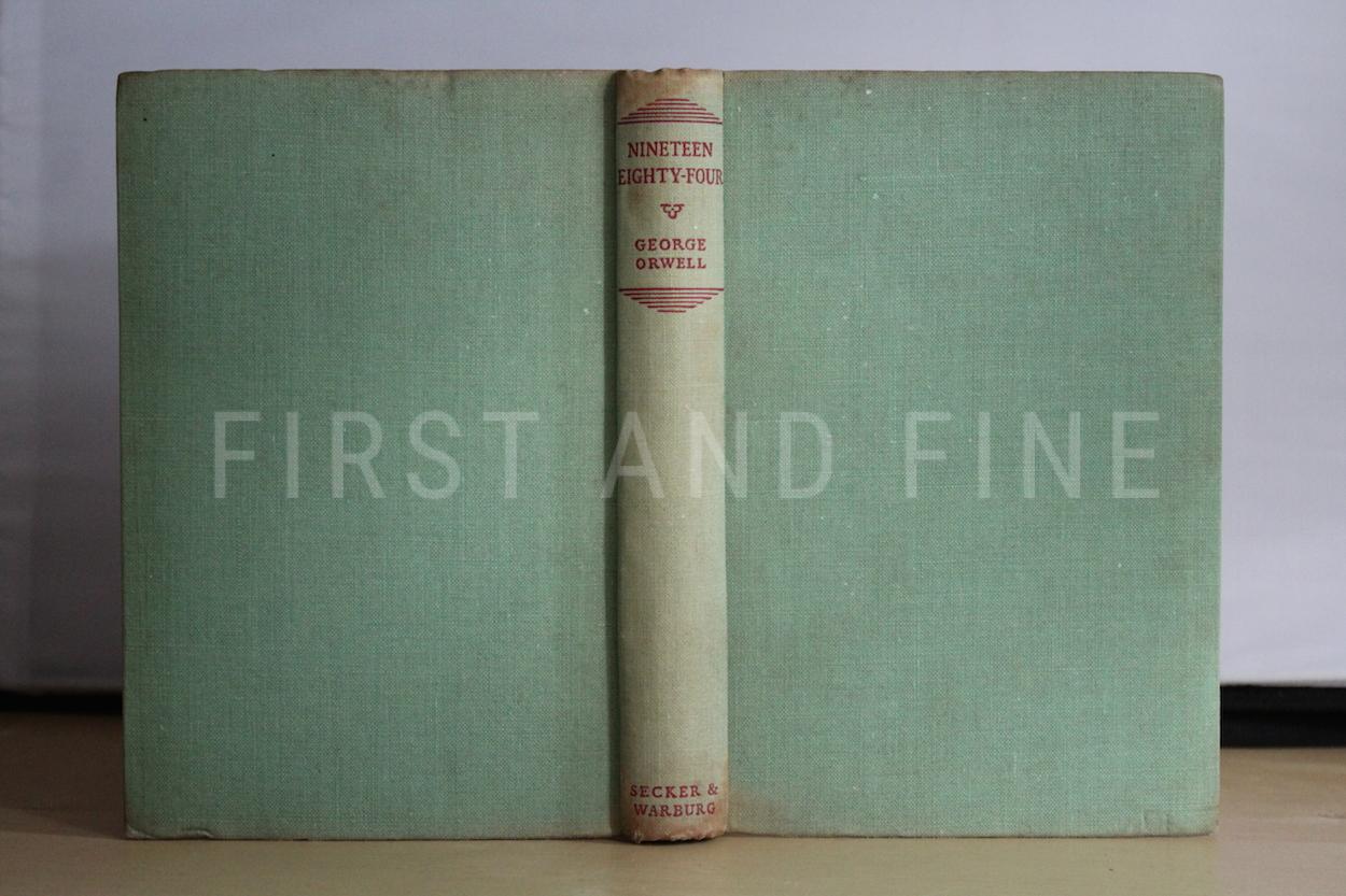 Orwell, George (1949) 'Nineteen Eighty-Four', UK first edition with the original unrestored red variant dust jacket - Image 3