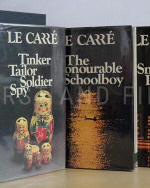 le Carré, John (1974-79) 'The Karla Trilogy': 'Tinker, Tailor, Soldier, Spy'; 'The Honourable Schoolboy'; 'Smiley's People', all UK signed and inscribed first editions