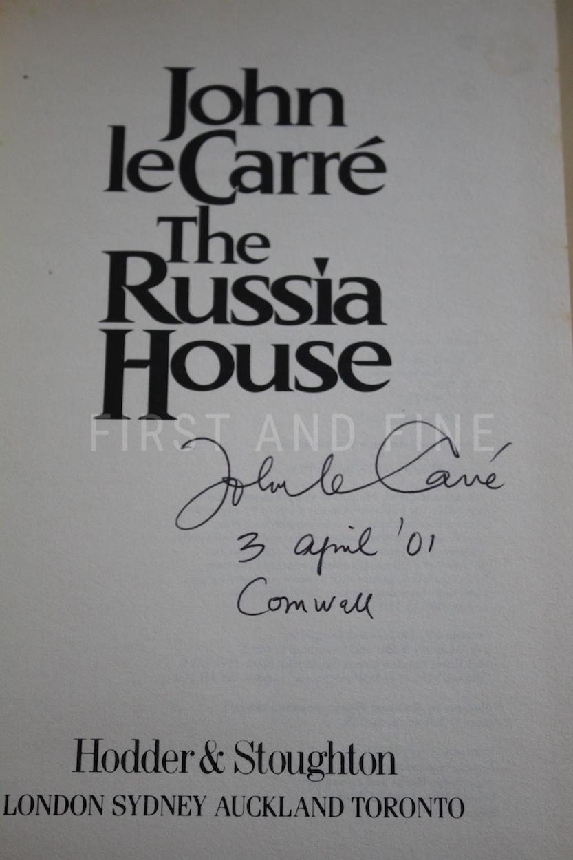 le Carré, John (1989) 'The Russia House', UK signed first edition - Image 2