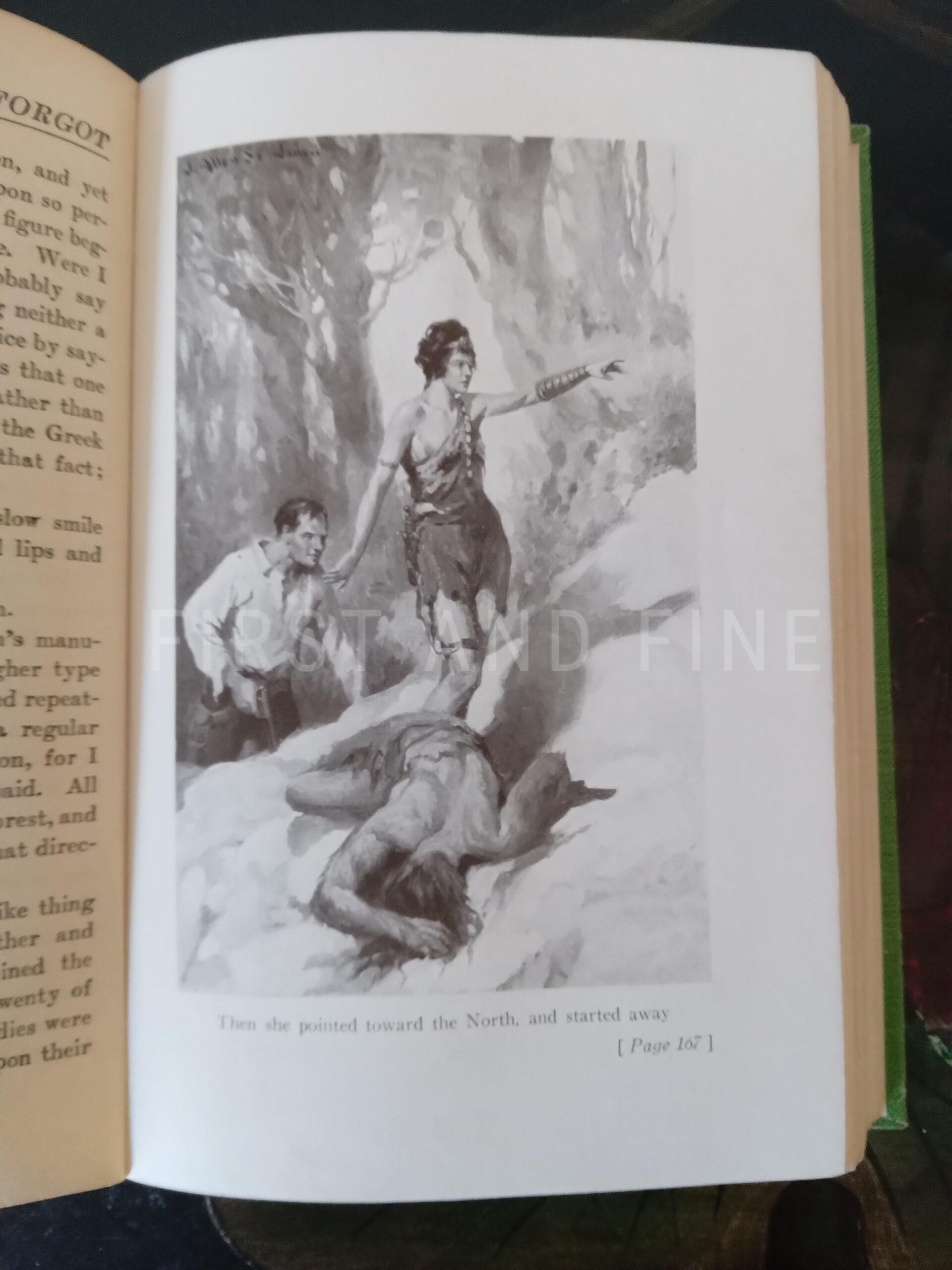 Burroughs, Edgar Rice (1924) 'The Land That Time Forgot', US signed and inscribed first edition - Image 17