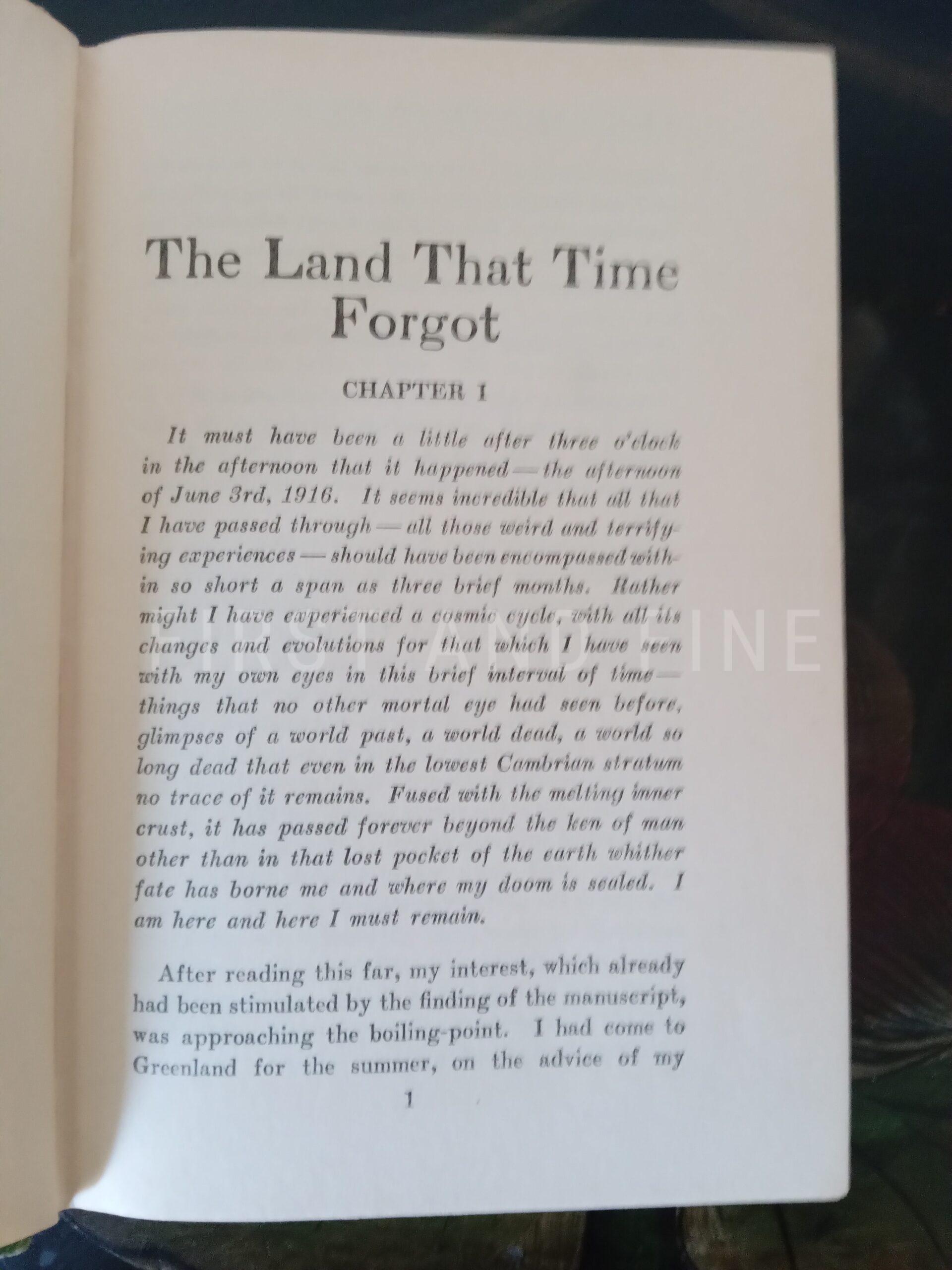 Burroughs, Edgar Rice (1924) 'The Land That Time Forgot', US signed and inscribed first edition - Image 14