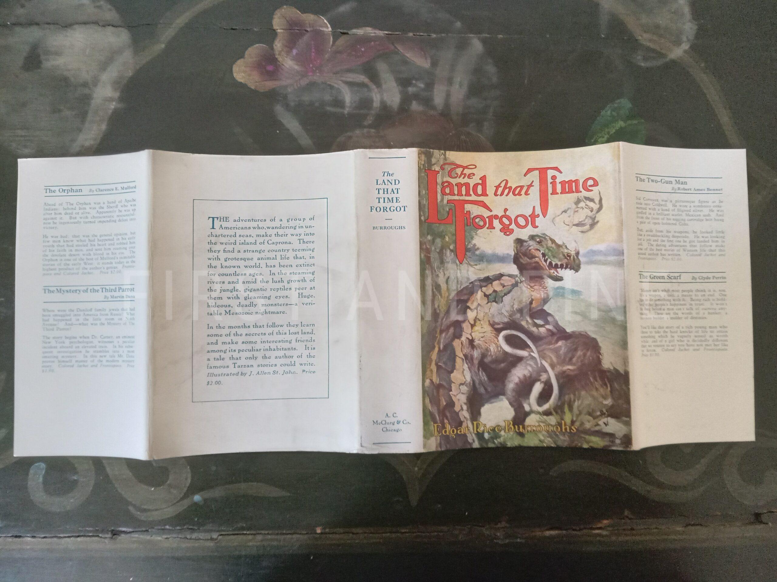 Burroughs, Edgar Rice (1924) 'The Land That Time Forgot', US signed and inscribed first edition - Image 10