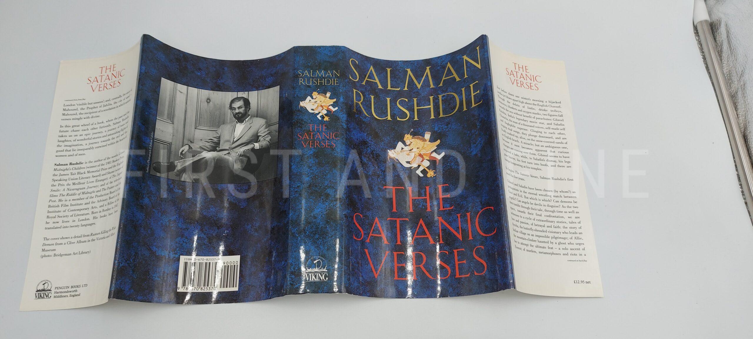 Rushdie, Salaman (1988) 'The Satanic Verses', UK uniquely signed first edition with the UK uncorrected proof - Image 10
