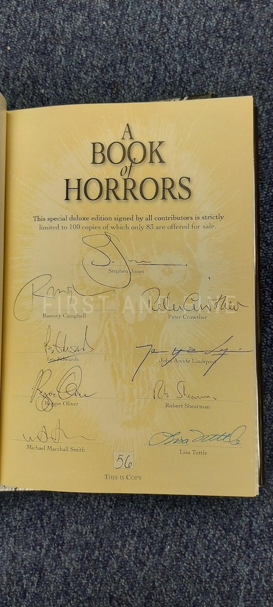 Jones, Stephen (ed) (2012) 'A Book of Horrors', US signed limited edition signed by Stephen King et al - Image 2