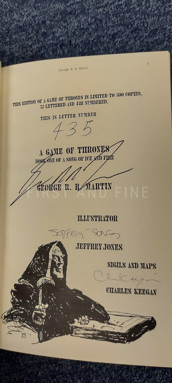 Martin, George R.R. (2000 - ongoing) 'A Song of Ice and Fire' aka 'Game of Thrones', complete US signed limited edition set - Image 2