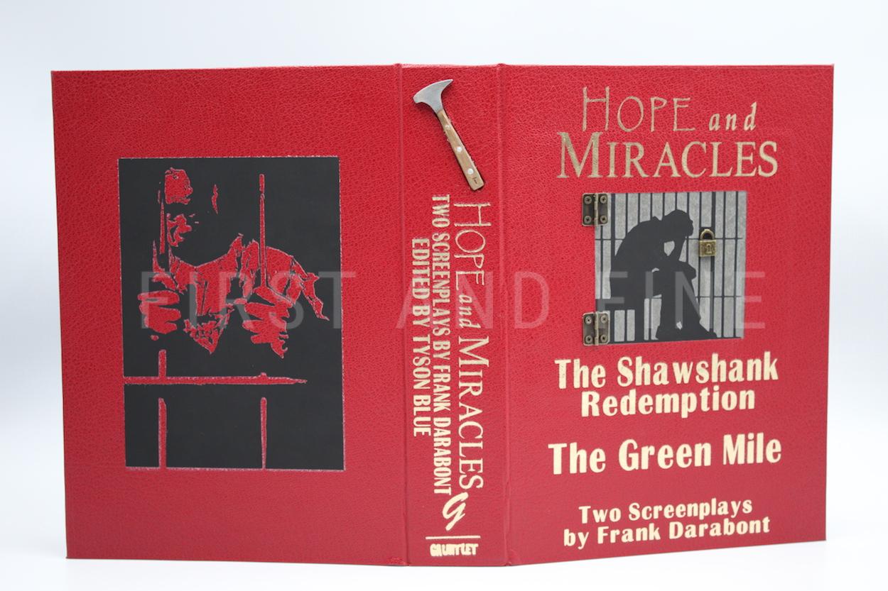 Blue, Tyson (editor) (2020) 'Hope and Miracles - Two Screenplays by Frank Darabont: The Shawshank Redemption and the Green Mile', US signed deluxe (lettered) limited edition, signed by Stephen King, Tom Hanks, Morgan Freeman and others - Image 8
