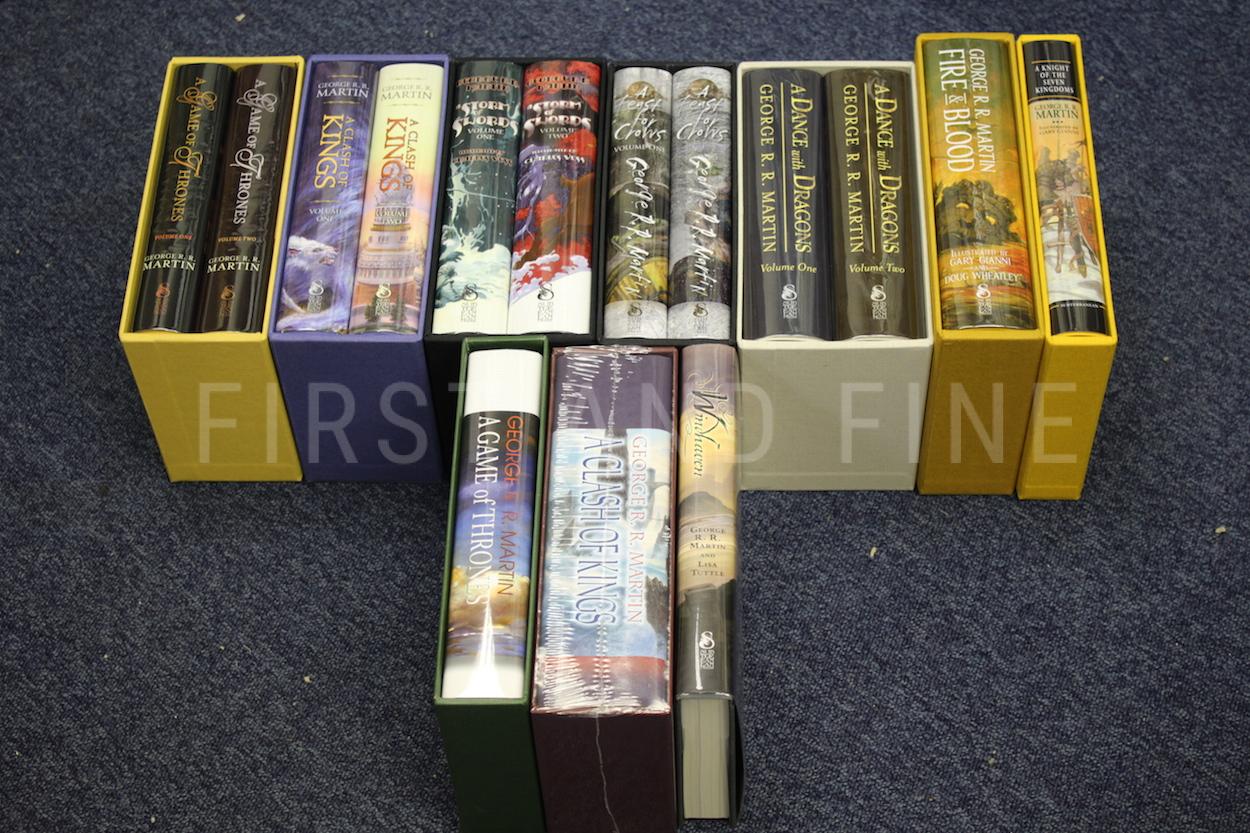 Martin, George R.R. (2000 - ongoing) 'A Song of Ice and Fire' aka 'Game of Thrones', complete US signed limited edition set