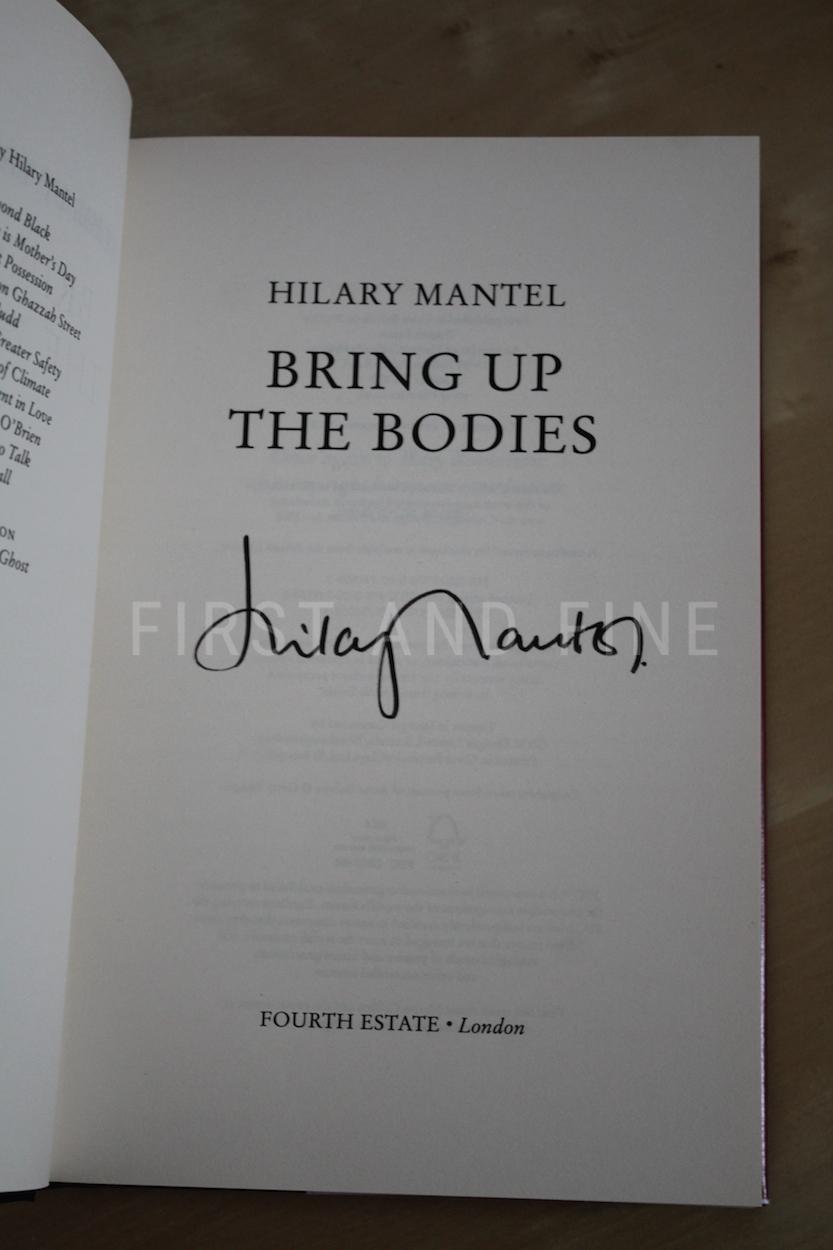 Mantel, Hilary (2009 and 2012) 'Wolf Hall' and 'Bring Up the Bodies', UK signed first editions - Image 4