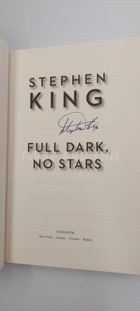 King, Stephen (2010) 'Full Dark, No Stars', US signed first edition - Image 2