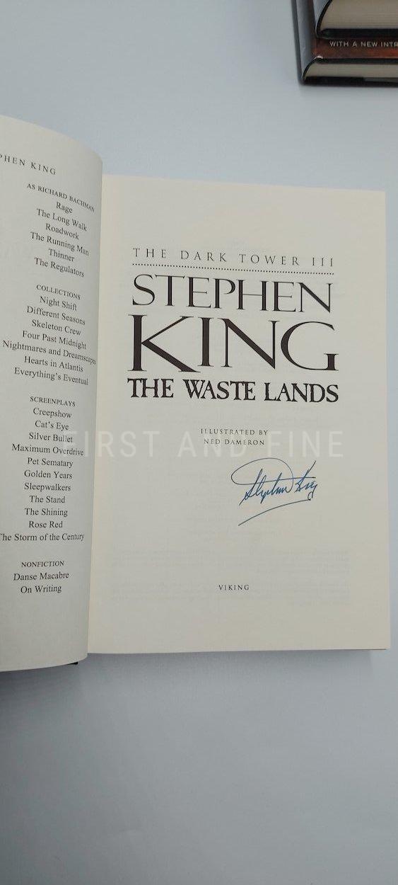 King, Stephen (2003) 'The Dark Tower' vol. I through vol IV, US first editions thus, all four signed - Image 4