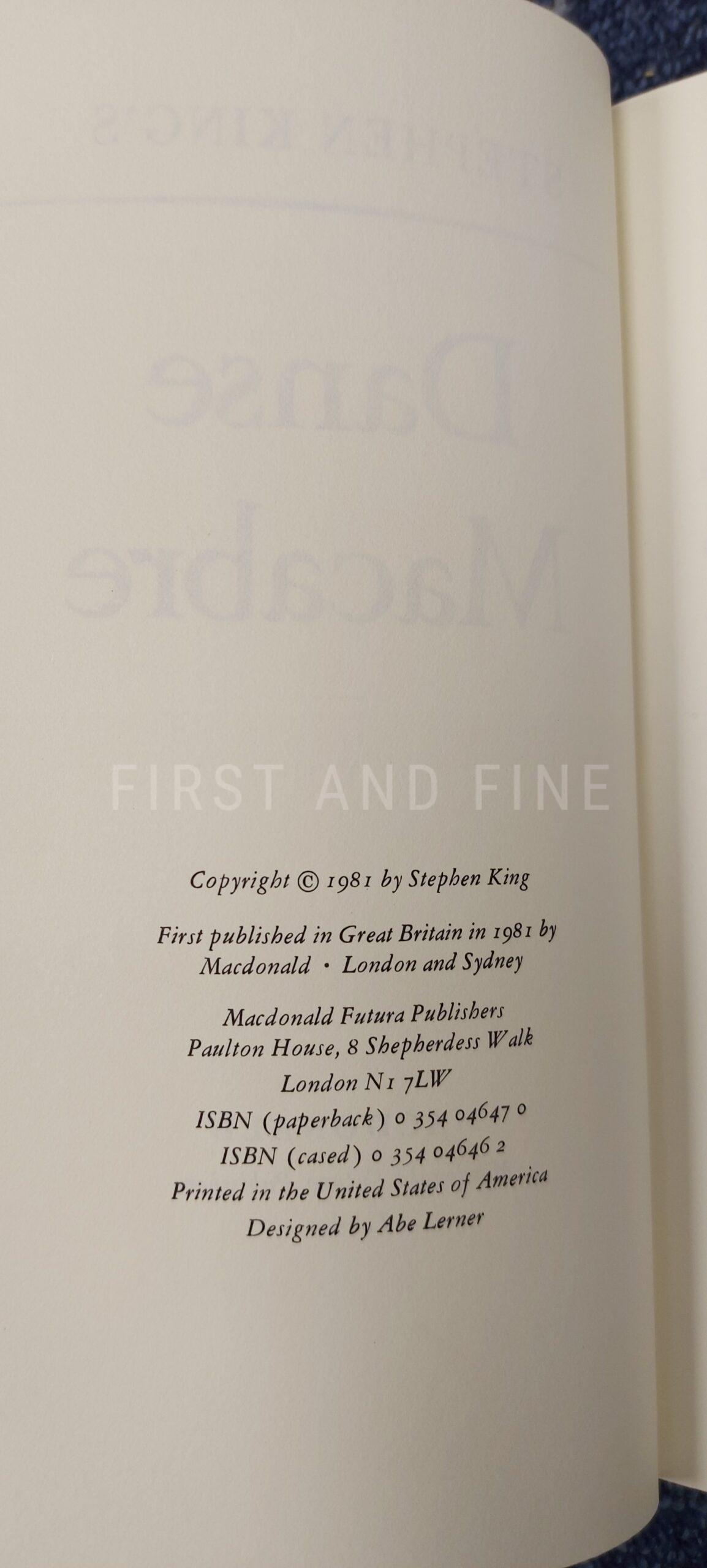 King, Stephen (1981) 'Danse Macabre', UK hardback and paperback first edition - Image 10