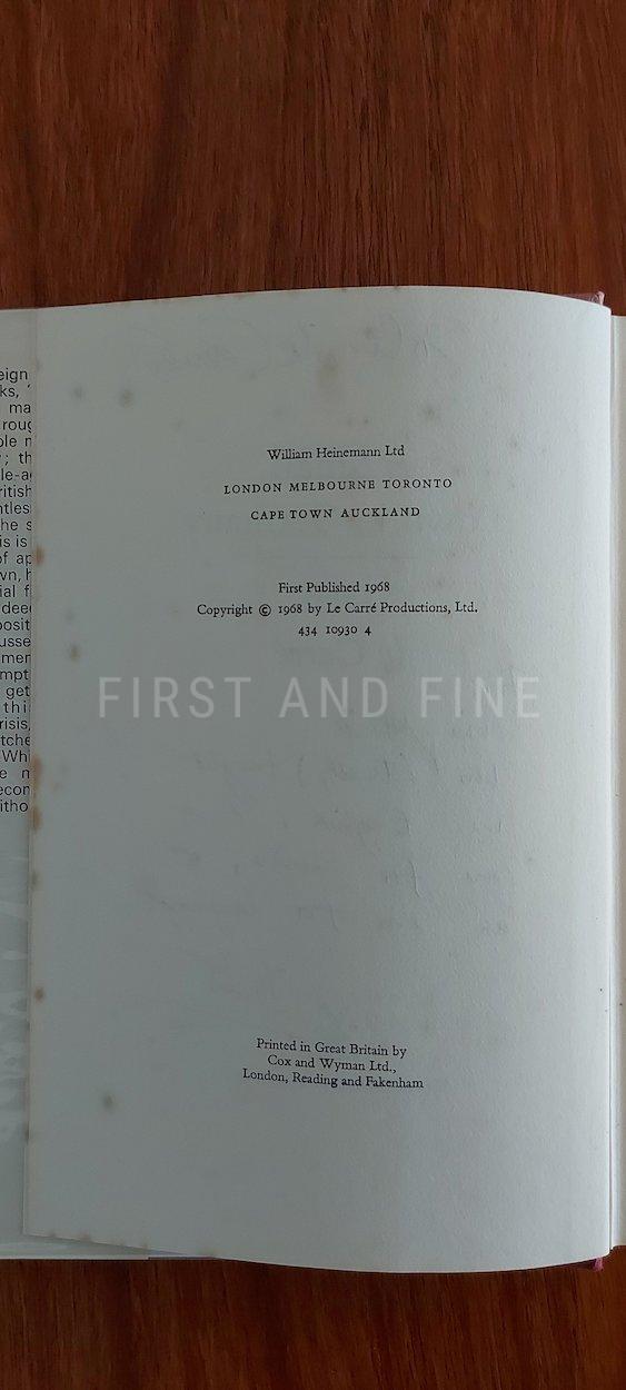 le Carré, John (1968) 'A Small Town in Germany', UK signed and inscribed association first edition - Image 3