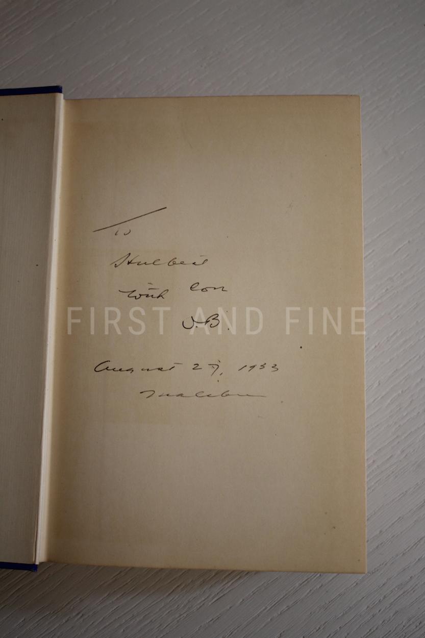 Burroughs, Edgar Rice (1933) 'Tarzan and the City of Gold', US signed and inscribed association first edition - Image 2