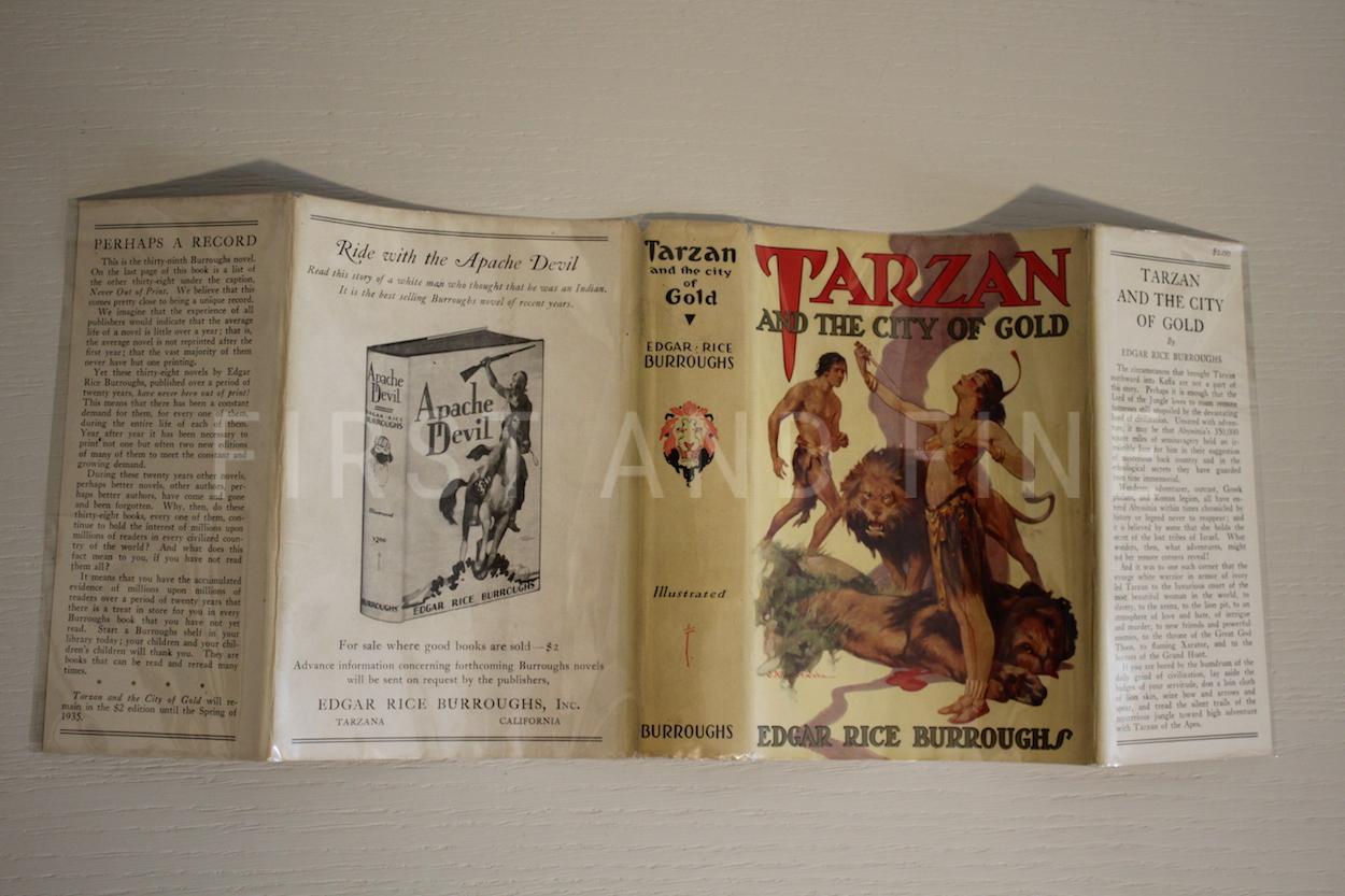 Burroughs, Edgar Rice (1933) 'Tarzan and the City of Gold', US signed and inscribed association first edition - Image 10