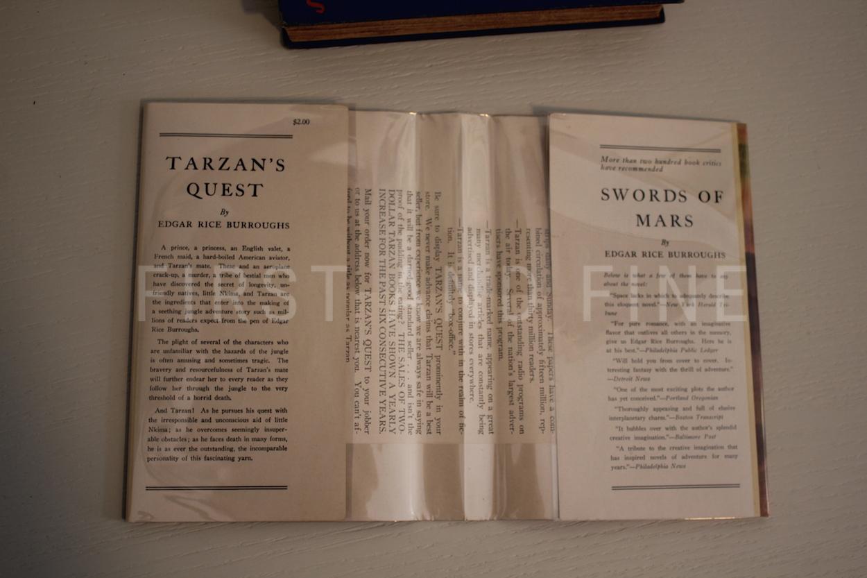 Burroughs, Edgar Rice (1936) 'Tarzan's Quest', US signed and inscribed first edition association copy - Image 10