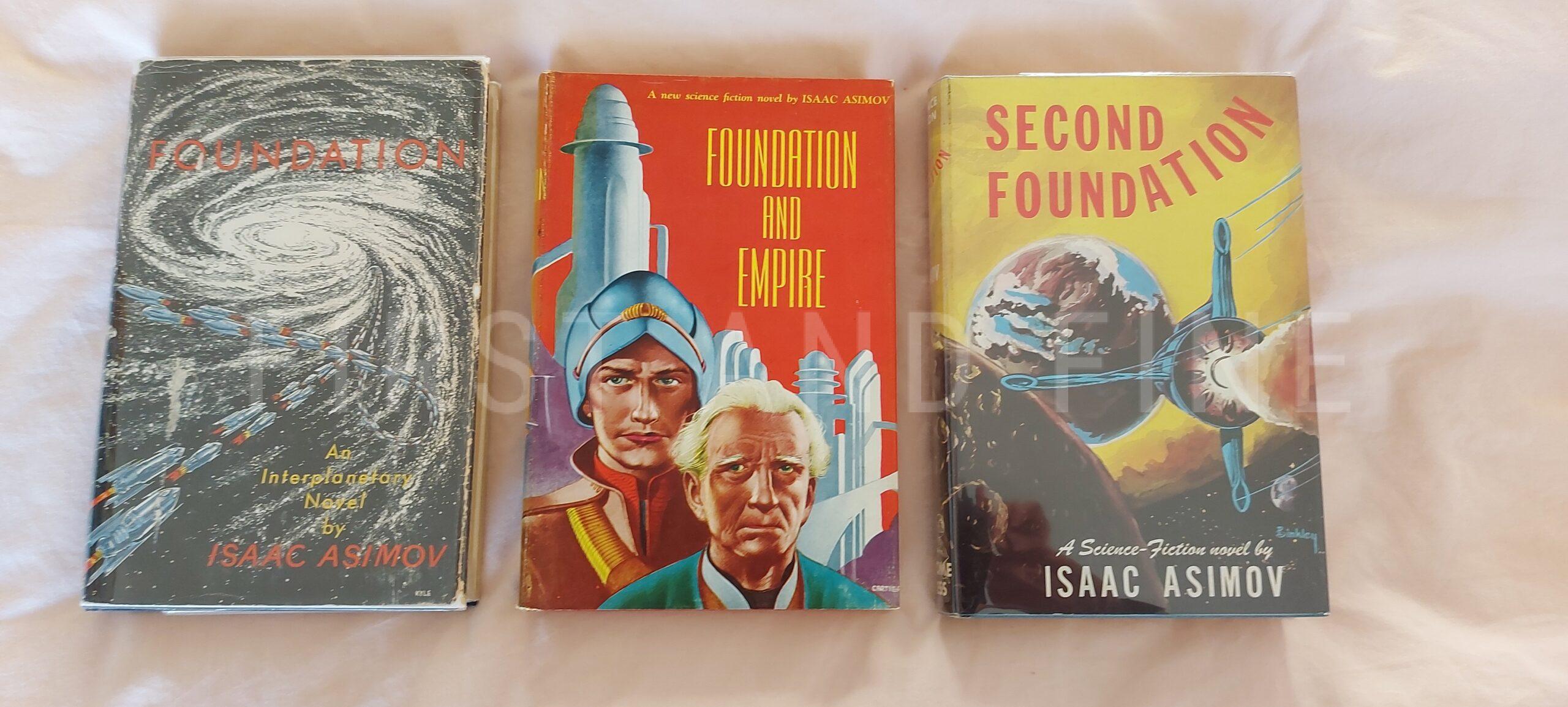 Asimov, Isaac (1951-53) 'Foundation' trilogy, US first edition first state set with an original association letter signed by Asimov - Image 7