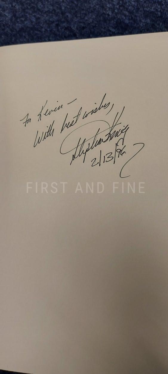 King, Stephen (1994) 'Insomnia', US signed and inscribed first edition, red dust jacket - Image 2