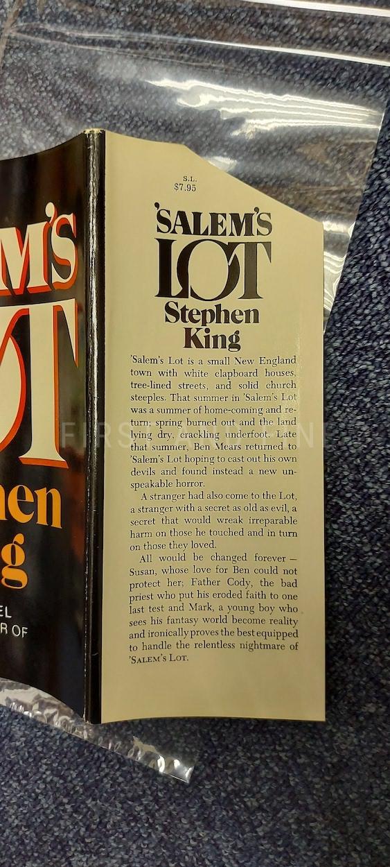 King, Stephen (1975) 'Salem's Lot', US signed and inscribed first edition, later print with second state dust jacket - Image 12