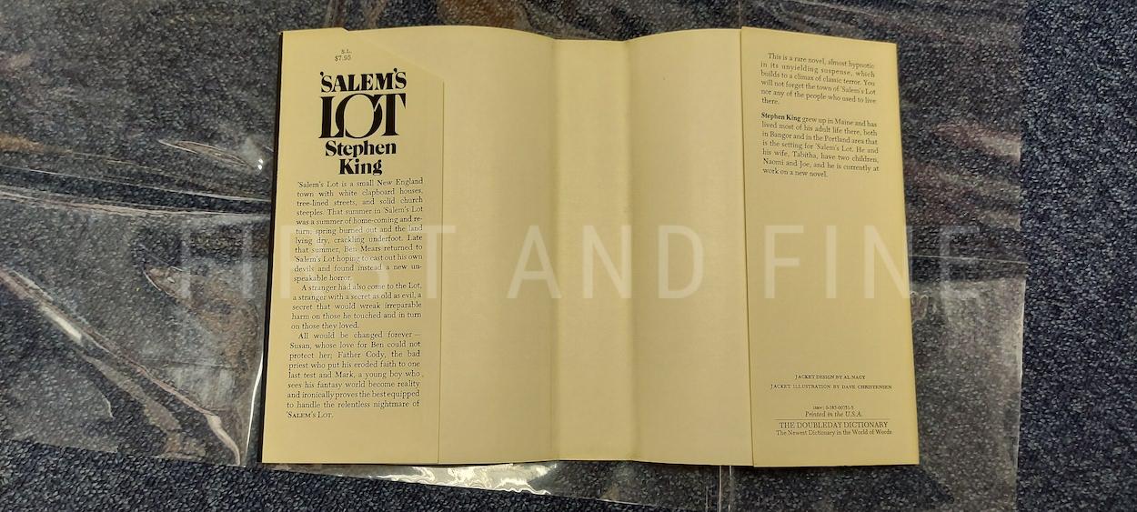 King, Stephen (1975) 'Salem's Lot', US signed and inscribed first edition, later print with second state dust jacket - Image 15