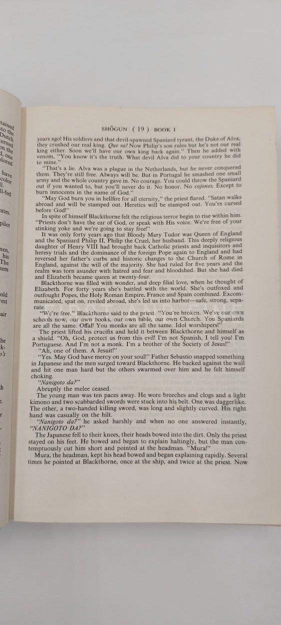 Clavell, James (1975) 'Shogun', UK signed and beautifully inscribed first edition, association copy housed in custom made designer box - Image 7