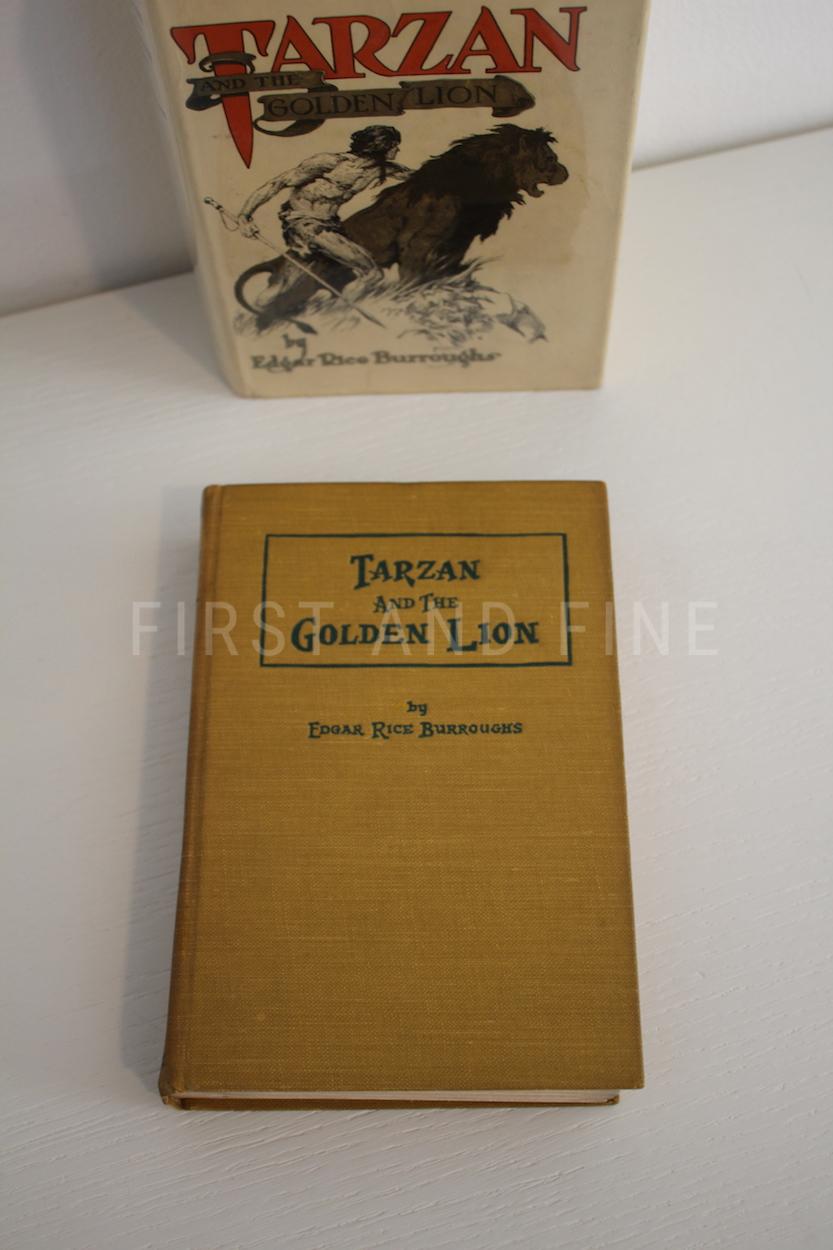 Burroughs, Edgar Rice (1923) 'Tarzan and the Golden Lion', US signed and inscribed first edition, family association copy - Image 6