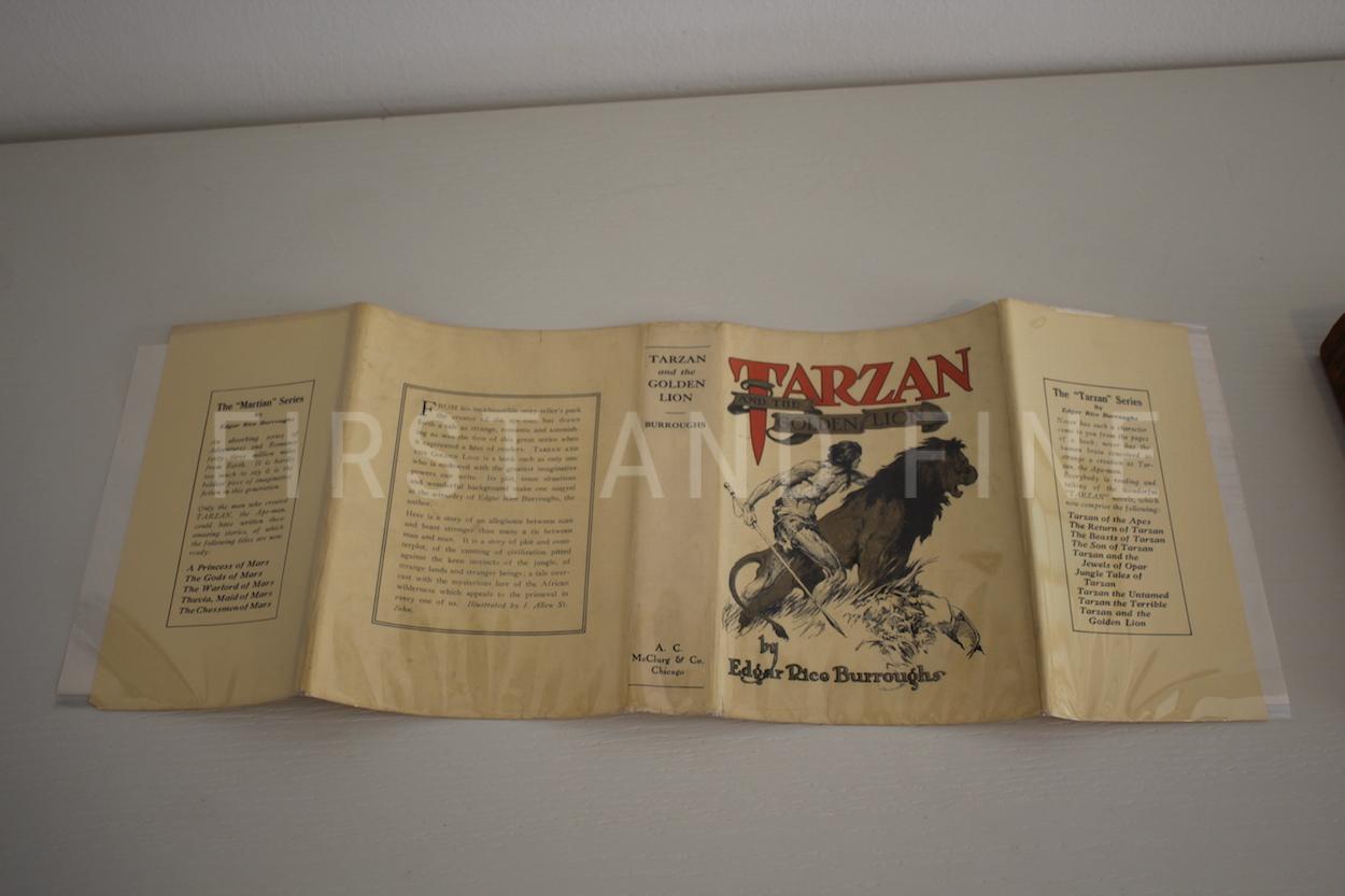 Burroughs, Edgar Rice (1923) 'Tarzan and the Golden Lion', US signed and inscribed first edition, family association copy - Image 9