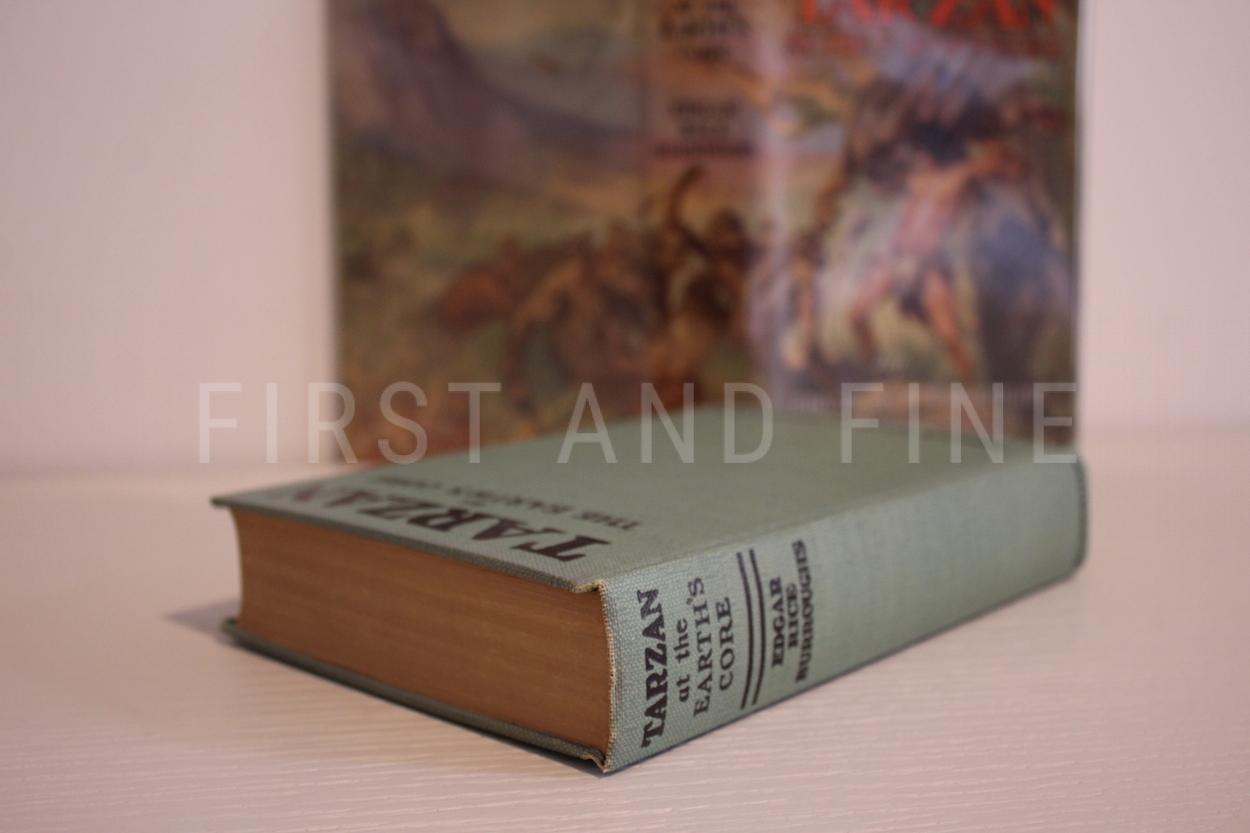 Burroughs, Edgar Rice (1930) 'Tarzan at the Earth's Core', US signed and inscribed first edition, family association copy - Image 5